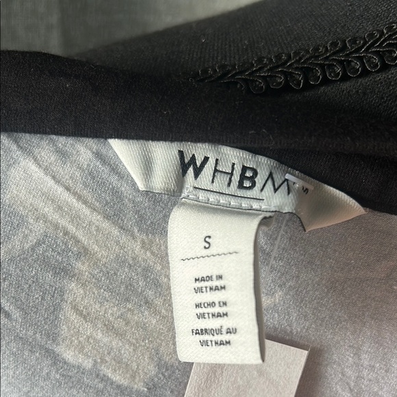 White House Black Market Sheath Dress with Tie Front in Yellow and White - Picture 2 of 5